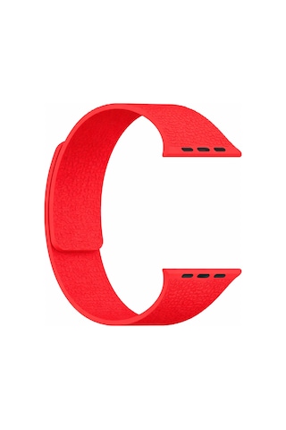 Apple Uyumlu Watch 10/11 42mm-38/40/41mm Kordon Kabartmalı Magetli Silikon Band 136 2/3/4/5/6/se/7/8/9
