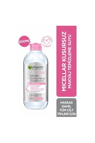 Garnier Micellar Hassas Ciltler için Kusursuz Makyaj Temizleme Suyu 200 ML