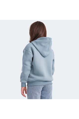 Slazenger LEXUS Çocuk Kapüşonlu Cepli Mavi Sweatshirt