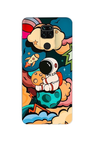 Xiaomi Redmi Note 9 Yumuşak Desen055 Çok Renkli Xiaomi Redmi Note 9 Yumuşak Desen055 Çok Renkli