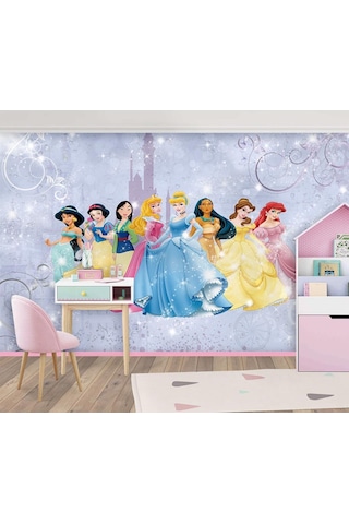 Prensesler Kız Çocuk Odası Duvar Kağıdı (397455474)