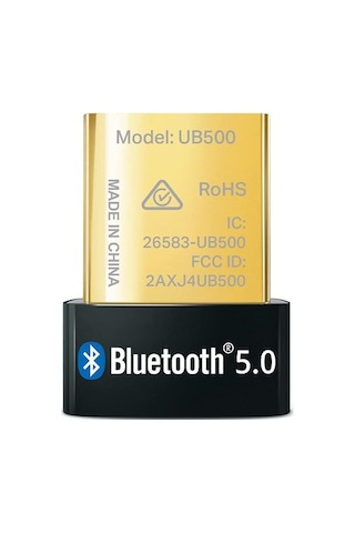 Tp-link Ub500, Bluetooth 5.0 Mini Usb Adaptör, Siyah