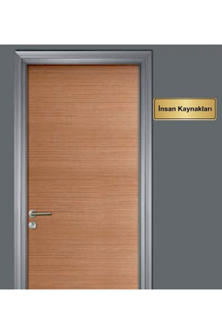 10X20 Cm Insan Kaynakları Yazılı Metal Yönlendirme Levhası