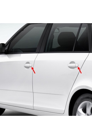 VW Bora 1999-2005 Ön Arka Uyumlu Dış Kapı Kolu Kapağı 3B4839879A