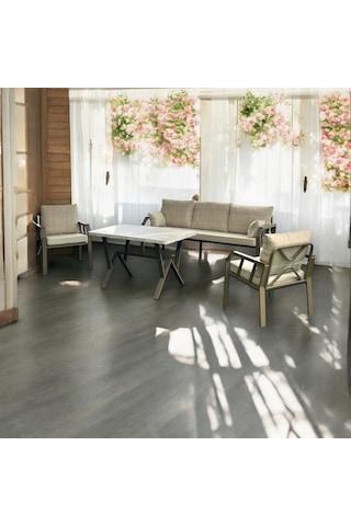 3 1 1 Masa Dekoratif Bahçe Balkon Mobilyası,krem Bej