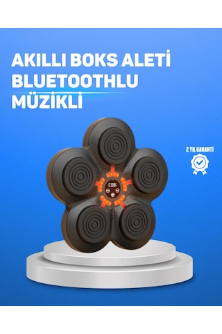Müzikli Boks Duvar Paneli Akıllı Işık Sistemli Refleks Ve Kondisyon Aleti Çok Renkli