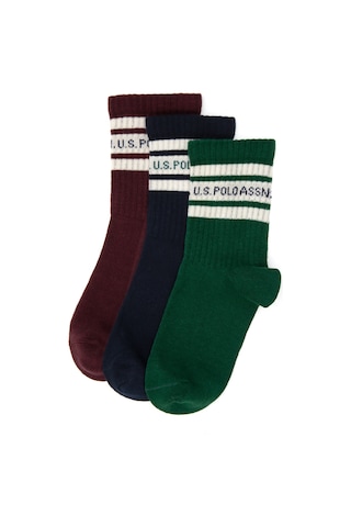 U.s. Polo Assn. Erkek Çocuk Lacivert Çorap Soket 50318046-vr033 Lacıvert