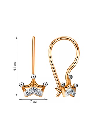 Veronika 925 Ayar Gümüş Küpeler 14975449 Altın