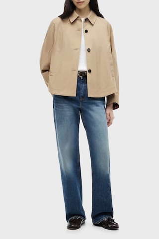 Tommy Hilfiger Logolu Su İtici Regular Fit Ceket Kadın Mont Ww0ww49844 Aeh Camel