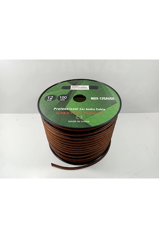 Ysnsounds 12ga Bass Ve Hoparlör Kablosu Amfi Bass Kablosu 12ga 5 Metre