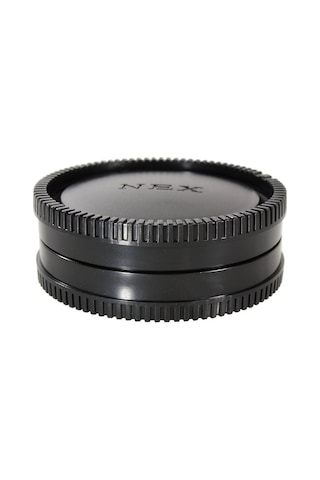 Sony Nex- E Mount için Body Kapağı ve Lens Arka Kapağı