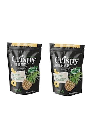 Dondurularak Kurutulmuş Ananas Dilimleri 20 Gram 2'li Paket