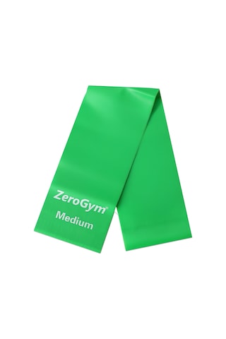 Zerogym Egzersiz Bandı Pilates Bandı, 150cmx15cmx0,55cm Yeşil Orta Yeşil