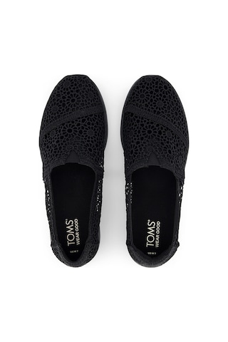 Espadril / Keten Kadın 10021549 Toms Alpargata Plus Moroccan Crochet Black Siyah