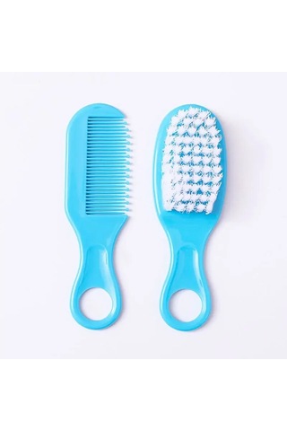 Bebek Saç Fırçası Tarak Taşınabilir Yenidoğan Bebek Tulumları Yumuşak Saç Fırçası Kafa Masajı Tarak Seti Bebek Çocuk Saç Bakım Malzemeleri