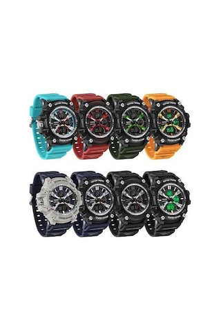 Novahub Sanda Erkekler Elektronik Saat Doğa Sporları Aydınlık Saat Kraliyet Mavisi Çok Renkli Çok Renkli