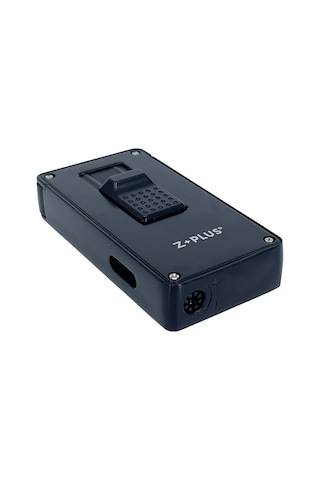 Z+plus Lüks Metal Çift Torch Jet Alevli Puro Çakmağı - Siyah