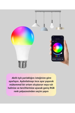 Zenvia Rgbw Teknolojili Akıllı Led Ampul, Zamanlayıcılı Znv2026 Diğer