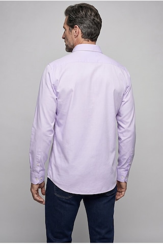Bisse Regular Fit Cepsiz Lila Uzun Paşa Yaka Gömlek Gmoks261001 D44 Lıla