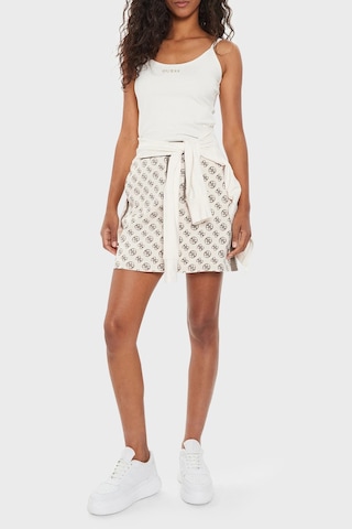 Guess Kadın Top V4yp11 Kcd02 G6k5 Ekru