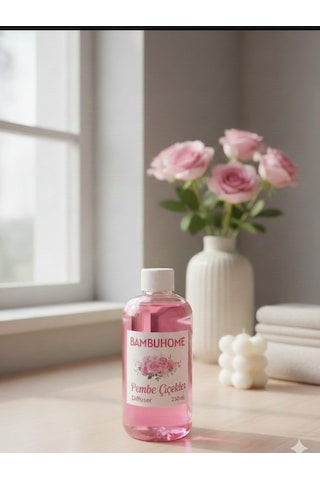 Bambuhome Dıffuser Çubuklu Kokular İçin Yedek Pembe Çiçekler 250 Ml Taze Bahar Çiçekleri Bambuhome Dıffuser Çubuklu Kokular İçin Yedek Pembe Çiçekler 250 Ml Taze Bahar Çiçekleri