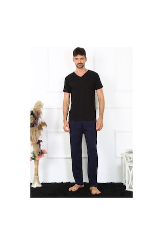Akbeniz Erkek Pamuk Lacivert Tek Alt Pijama 27495 Lacivert