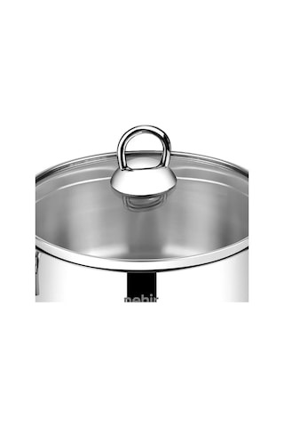 Nehir Silver 6 Parça Paslanmaz Çelik Mini Tencere Seti (12-14-16 cm)