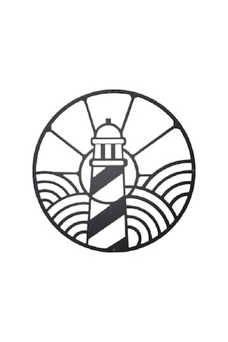 Deniz Feneri  Görselli Metal Tablo