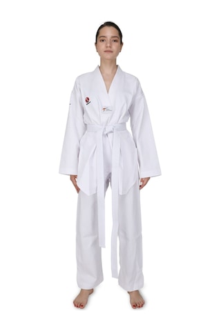 Beyaz Yaka Fitill Taekwondo Elbisesi 001