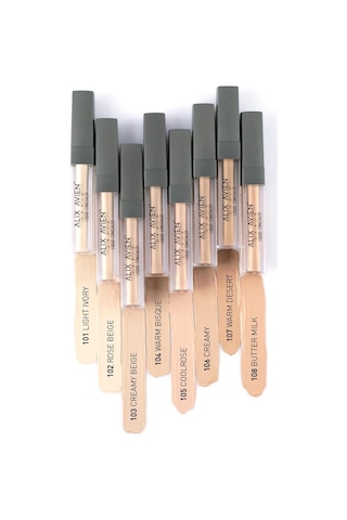 Alix Avien Aydınlık Görünüm Sağlayan Yoğun Likit Göz Altı Kapatıcısı Liquid Concealer 106 Creamy