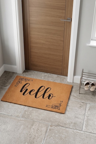 Villadia Home Textile Kapı Önü Paspası Kaymaz Taban Dekoratif Paspas Ev Giriş Antre İç Ve Dış Mekan Paspası 45x70 Cm 27ypycoco