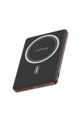 Lapas Lp-pw003 Ultra İnce Hızlı Şarj Özellikli Wireless Powerbank 5000mah 15w Gold