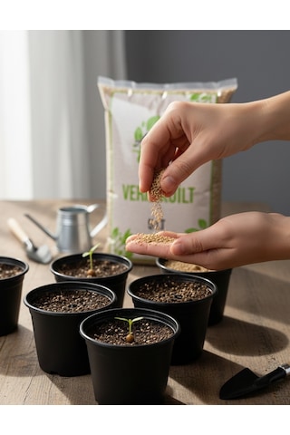 Tarımsal Vermikülit 5 Litre Toprak Düzenleyici Tohum Çimlendirme