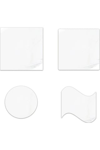 Yifomall "yapışkan Akrilik Ayna - Dekoratif Duvar Aynası 20x20cm Kare " Diğer