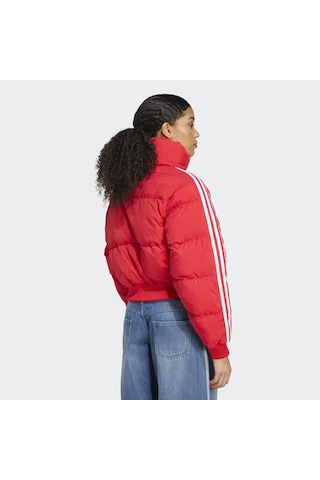 Adidas Jx2966 Cropped Puff Kadın Mont Kırmızı