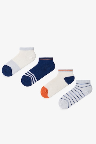 Penti Renkli Erkek Çocuk Stripe Sky 4'lü Patik Çorap