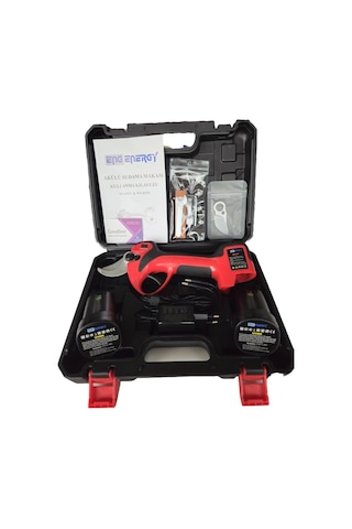Energy WS-035Y 35 MM 2 Bataryalı Akülü Budama Makası Seti