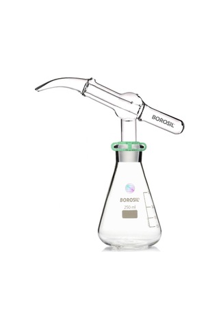 Cam Otomatik Pipet 10 Ml - Dispenser Depolu 250 Ml Erlen Şilifli