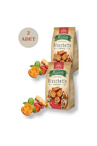 2 Adet Bruschette Chips Pizza Kızarmış Ekmek 70 Gr