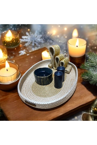 Hasır Sepet, Jüt Ip Sepet, Dekoratif Sepet, Hediyelik Sepet, Hasır Dekor Sepet