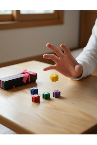 Squit Game Beştaş Oyunu - 5 Li Zeka Küpü - Hediye Kutulu Dikkat Ve Strateji Oyunu