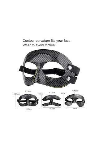 Flybuy Yüz Yüz Yarım Yarım Üst Taraf Siyah Nefes Maskesi Maskesi Koruyucu Koruma Çarpışma Burun Basketbol Alabilir Wz Çok Renkli