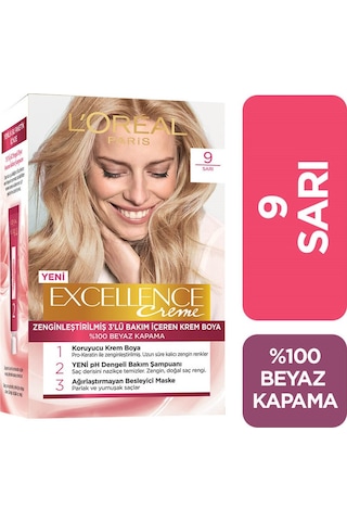 Loreal Paris Excellence Creme Saç Boyası 9 Sarı