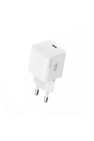 Bix Bx1p32g Gan Teknolojili Apple iPhone & Android Uyumlu 30w Type-c Pd Hızlı Şarj Cihazı Beyaz