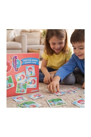 Adel Trt Çocuk Hapşuu Hafıza Kartı Memory Game 48 Kart