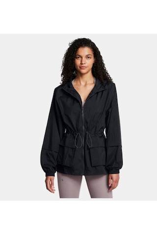Kadın Ua Crinkle Dokuma Ceket 1386455-001 Siyah