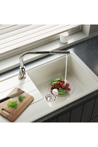 Adell Kelvin Spiralli Mutfak Bataryası Krom