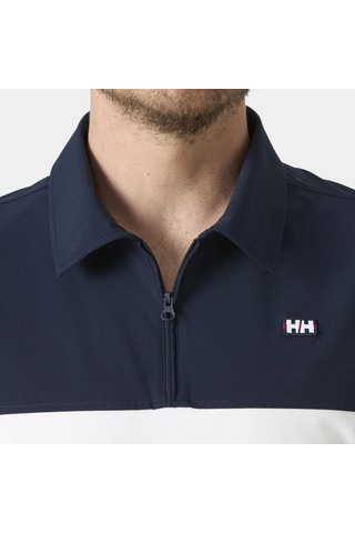 Helly Hansen Levante Qd 1/2 Zıp Ss Polo T Shırt Hha.54612 Navy