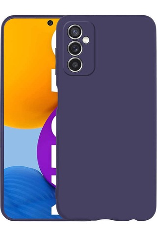 Zore Galaxy Uyumlu M52 Kılıf Premier Silikon Kapak - Lacivert Lacivert
