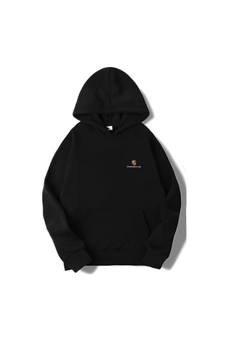 Brz Collection Unisex Oversize Porsche 911 Pink Hoodie Siyah